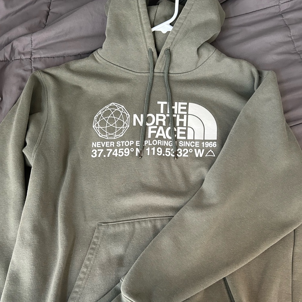The North Face Men's Olive Green Hoodie